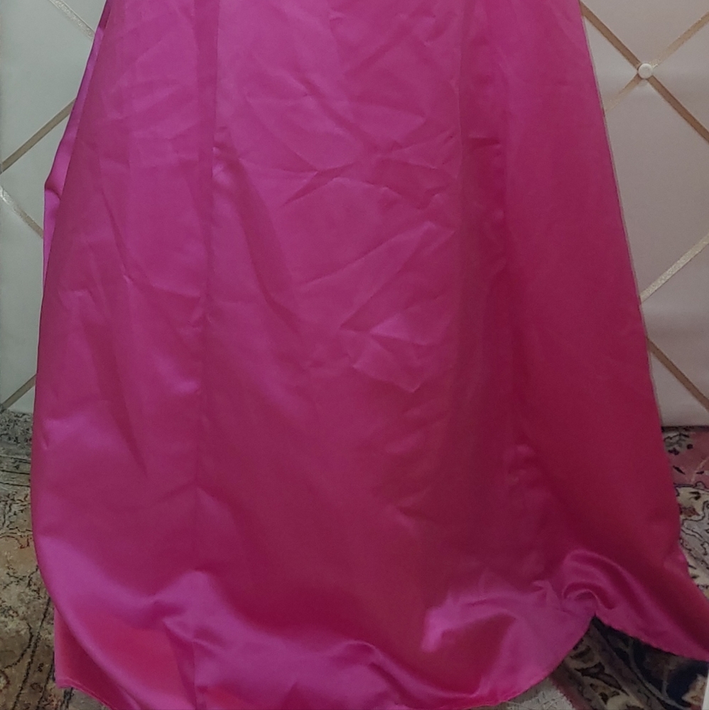 Pink Betsy and Adam Prom Dress - Picture 3 of 7